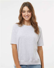 Load image into Gallery viewer, MV Sport - Women's French Terry Short Sleeve Crewneck Pullover
