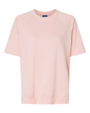 Load image into Gallery viewer, MV Sport - Women's French Terry Short Sleeve Crewneck Pullover
