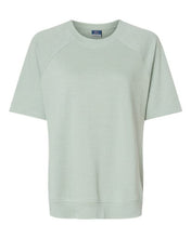 Load image into Gallery viewer, MV Sport - Women's French Terry Short Sleeve Crewneck Pullover
