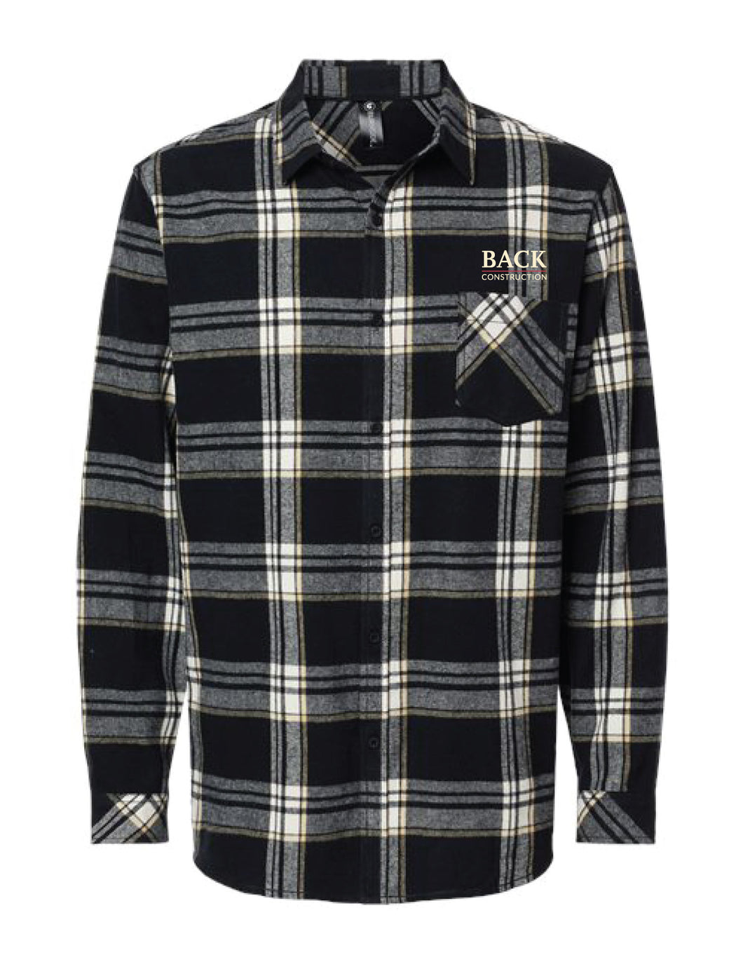 Burnside Men's Open Pocket Flannel Shirt