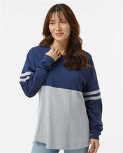 Load image into Gallery viewer, Boxercraft Women&#39;s Pom Long Sleeve Jersey T-Shirt
