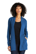 Load image into Gallery viewer, Port Authority Women&#39;s Microterry Cardigan
