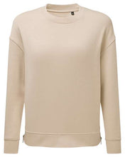 Load image into Gallery viewer, TriDri Women&#39;s Billie Side Zip Crewneck Sweatshirt
