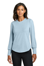 Load image into Gallery viewer, Mercer+Mettle Women’s Stretch Jersey Long Sleeve Blouson Top
