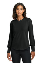 Load image into Gallery viewer, Mercer+Mettle Women’s Stretch Jersey Long Sleeve Blouson Top
