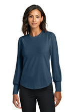 Load image into Gallery viewer, Mercer+Mettle Women’s Stretch Jersey Long Sleeve Blouson Top
