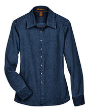 Load image into Gallery viewer, Harriton Women&#39;s Denim Shirt
