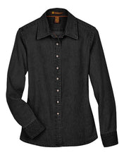 Load image into Gallery viewer, Harriton Women&#39;s Denim Shirt
