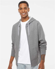 Load image into Gallery viewer, Unisex Lightweight Full-Zip Hooded Sweatshirt
