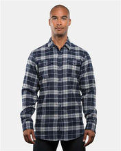 Load image into Gallery viewer, Burnside - Yarn-Dyed Long Sleeve Flannel Shirt - 8210
