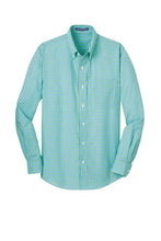 Load image into Gallery viewer, Port Authority Long Sleeve Gingham Easy Care Shirt
