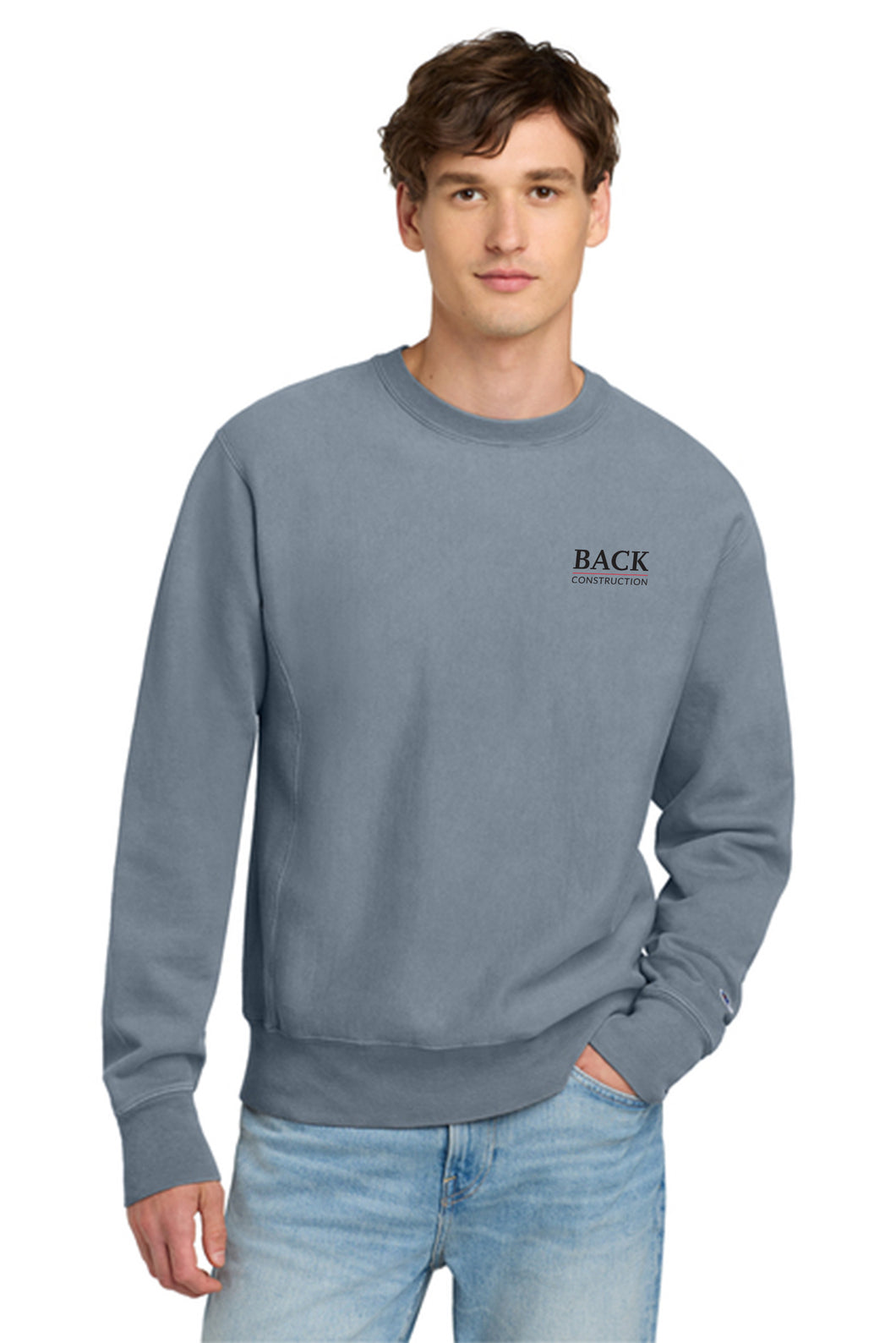 Champion Reverse Weave Garment-Dyed Crewneck Sweatshirt