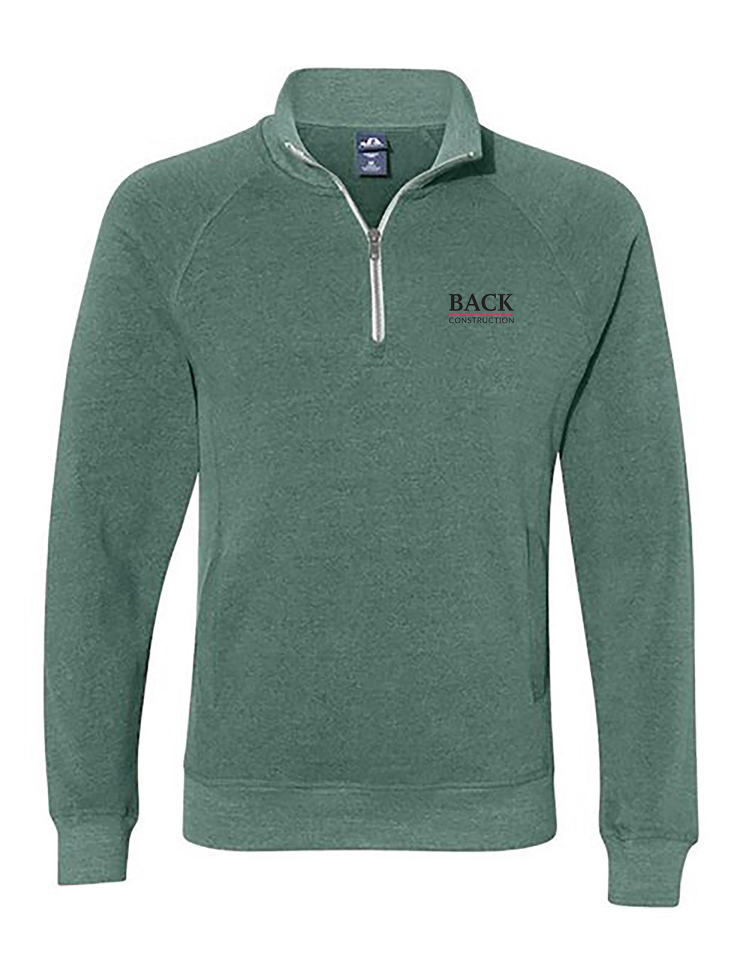 J. America Men's Triblend Quarter-Zip Sweatshirt
