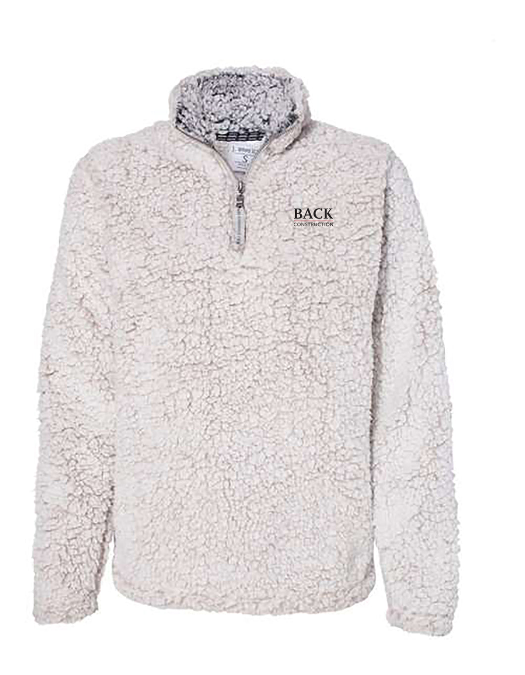J. America Ladies Sherpa 1/2 Zip Pullover