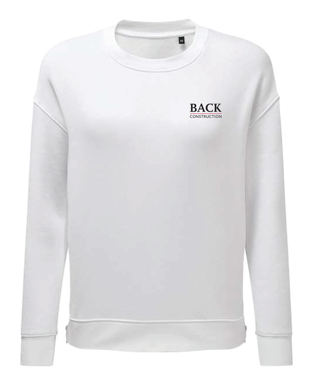 TriDri Women's Billie Side Zip Crewneck Sweatshirt