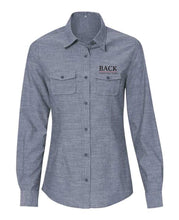 Load image into Gallery viewer, Burnside Women&#39;s Chambray Shirt
